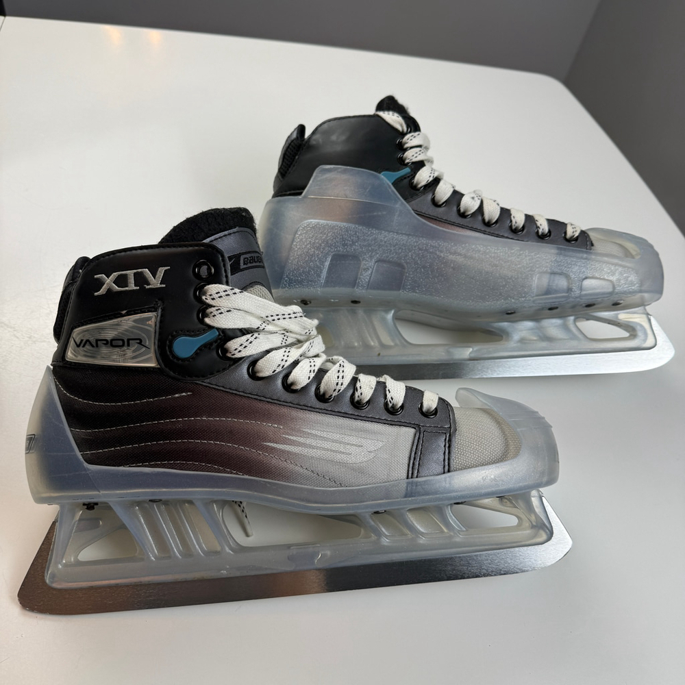 Bauer Vapor XIV Black Gray Ice Hockey Skates Men shoes Size 10D